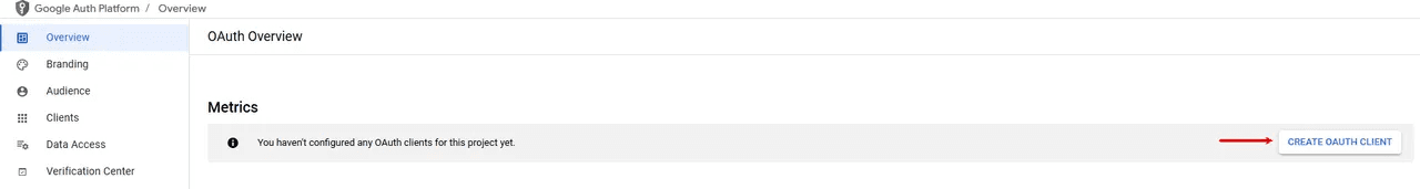 OAuth Consent Screen configuration